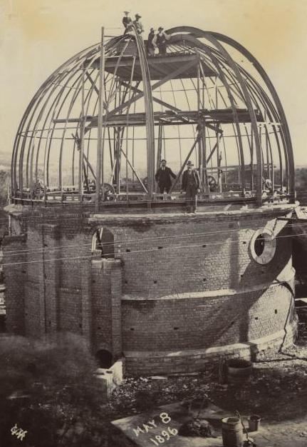 Construction of the McClean telescope 1896