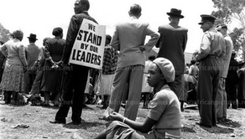 Supporters during the Treason Trial