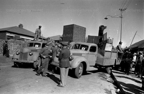 The first sixty families in Sophiatown have been given orders to leave their houses