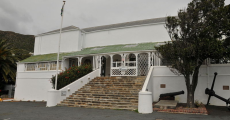 Simon's Town Museum with Canon, with the Anchor Outside.